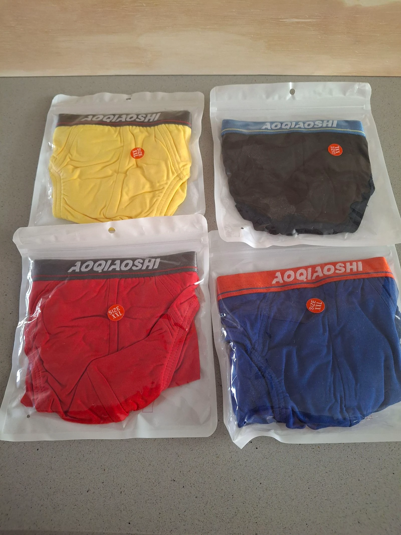 Lote calzoncillos talla XXL